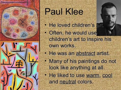 paul klee biography summary examples