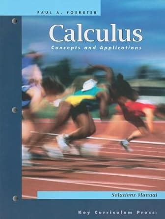 Read Paul Foerster Calculus Solutions 