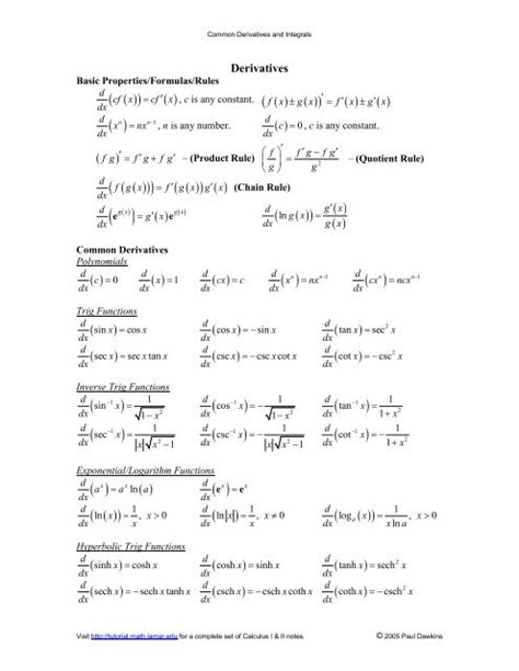 Pauls Online Notes