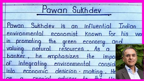 pavan sukhdev biography sample
