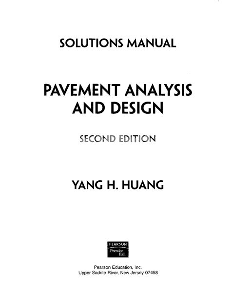 Download Pavement Analysis And Design Solution Manual File Type Pdf 