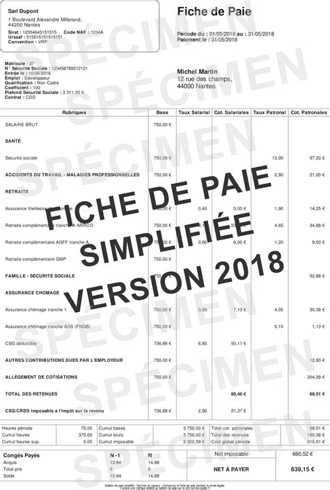 Paye 2018