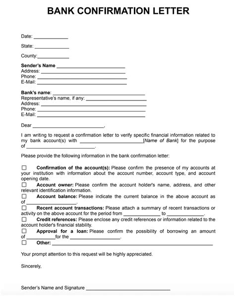 Payment Confirmation Example For Bank Account Payment