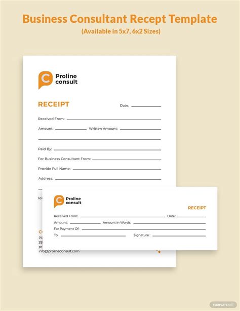 Payment Receipt Consultant Fees