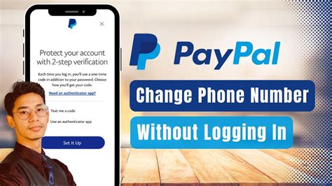 Paypal Edit Phone Number