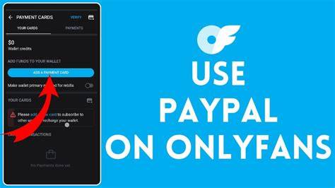 paypal for onlyfans