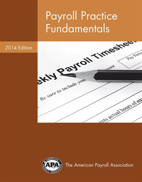 payroll practice fundamentals 2014