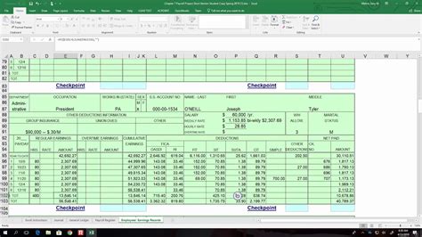 payroll project chapter 7