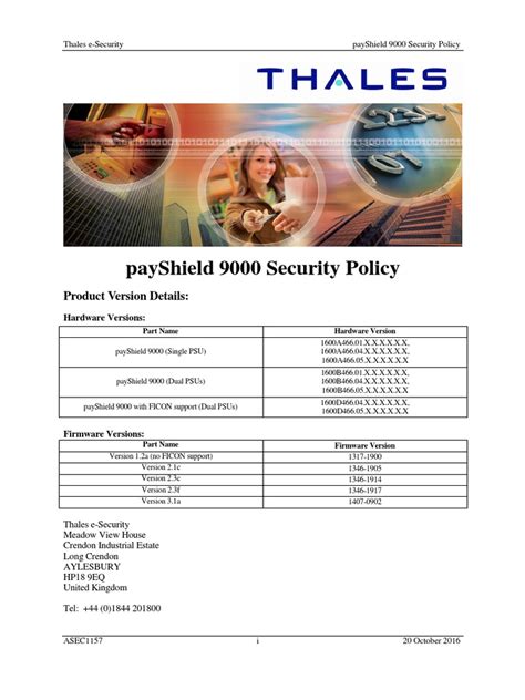 payshield 9000 Security Policy - PDF Free Download