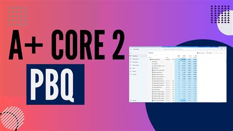 Pbq A Core 2