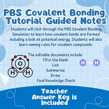 Pbs Covalent Bonding
