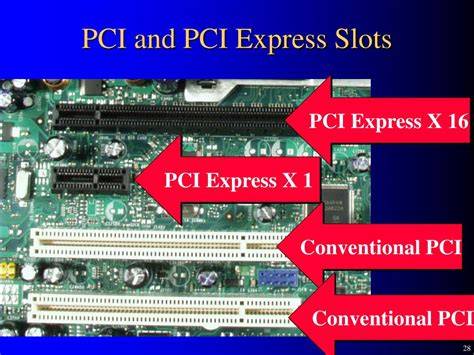 pci express slots compatibility