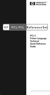 Read Pcl Pjl Technical Quick Reference Guide 