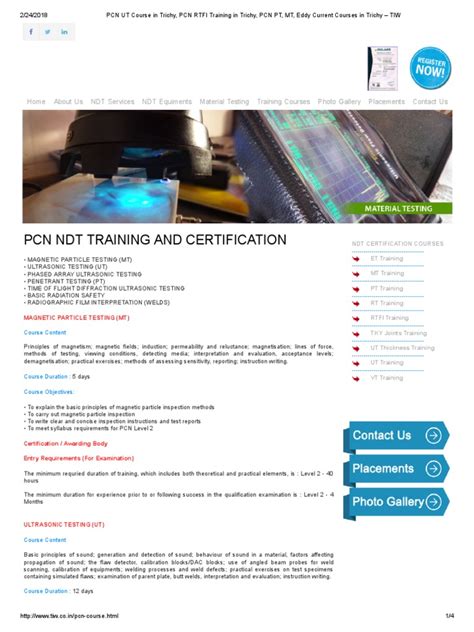 pcn ut course material for