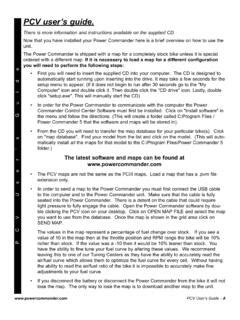 Read Online Pcv C11L User Guide 