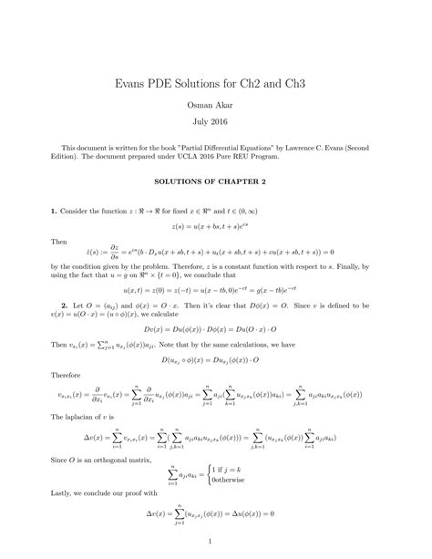 pde solutions ch 2 5 evans