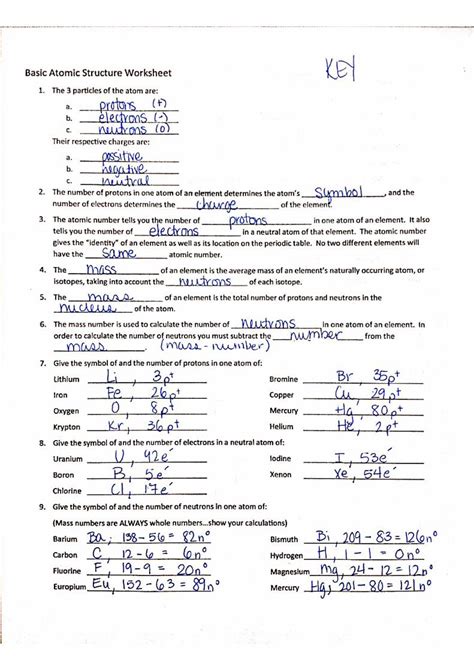 Pdf 090412 Atomic Structure Worksheet 1 Chandler Unified Atomic Structure Worksheet 1 - Atomic Structure Worksheet 1