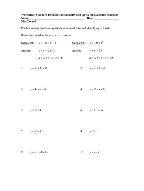 Pdf 10 2 Quadratics In Vertex Form Notes Vertex Form Of A Quadratic Worksheet - Vertex Form Of A Quadratic Worksheet