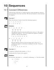 Pdf 10 Sequences Mep Y9 Practice Book B Introduction To Sequences Worksheet Answers - Introduction To Sequences Worksheet Answers