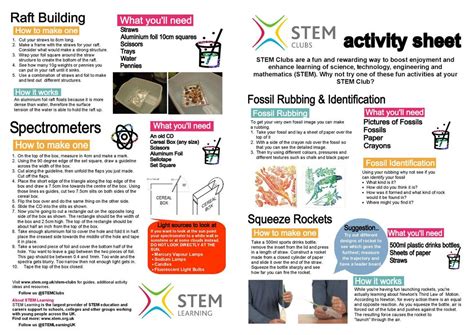 Pdf Activities For Stem Clubs Institute Of Physics Science Club Activities - Science Club Activities