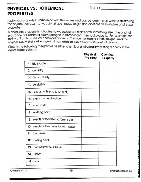 Pdf Activity Pages Answer Key Properties Of Matter Matter Worksheet Answers - Matter Worksheet Answers