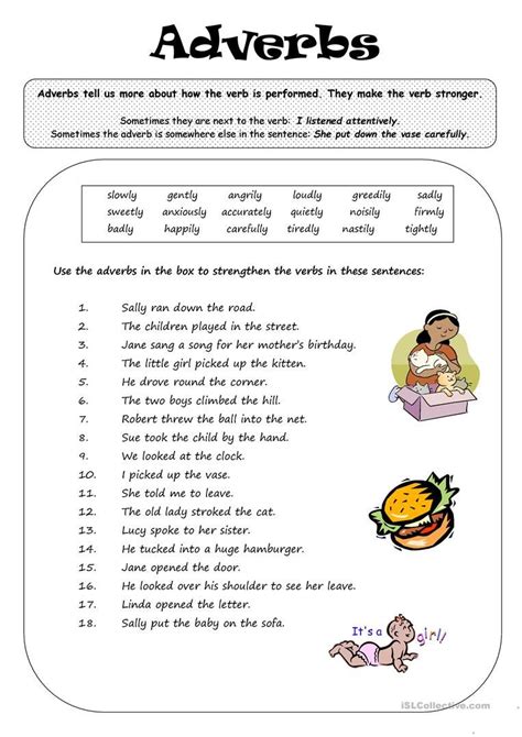 Pdf Adverbs Learnenglish Kids Worksheet On Adverbs - Worksheet On Adverbs