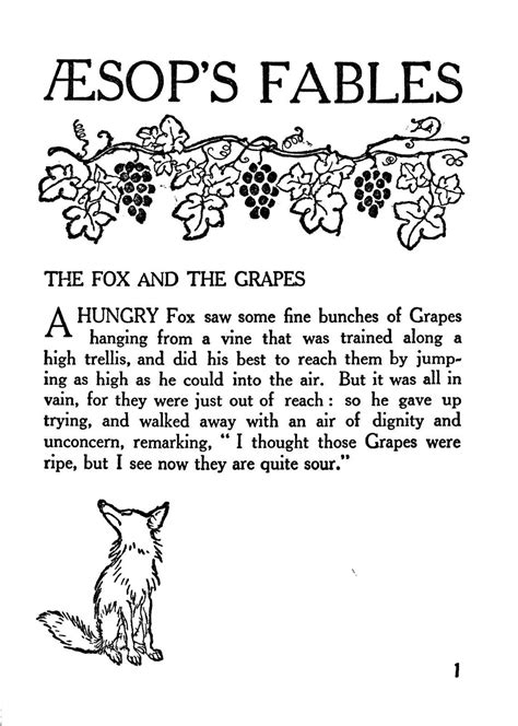 Pdf Aesop X27 S Fables For Children Free Kindergarten Fables - Kindergarten Fables