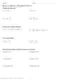 Pdf Algebra 1 Complete Review Of Algebra 1 Algebra 1 Worksheet Answers - Algebra 1 Worksheet Answers