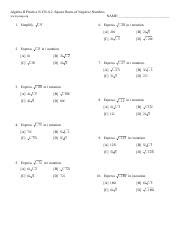 Pdf Algebra Ii Practice N Cn A 2 Complex Numbers Operations Worksheet - Complex Numbers Operations Worksheet