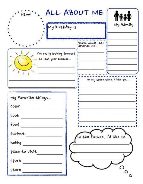 Pdf All About Me K5 Learning About Yourself Worksheet Kindergarten - About Yourself Worksheet Kindergarten