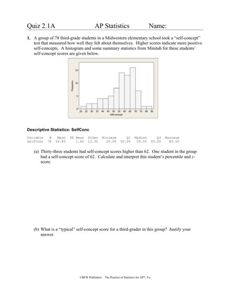 Pdf Ap Statistics Name 2 Sample Proportions Confidence Confidence Interval Worksheet With Answers - Confidence Interval Worksheet With Answers