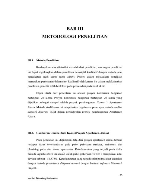 Pdf Bab Iii Metodologi Penelitian A Metode Penelitian Pengertian Studi Pustaka - Pengertian Studi Pustaka