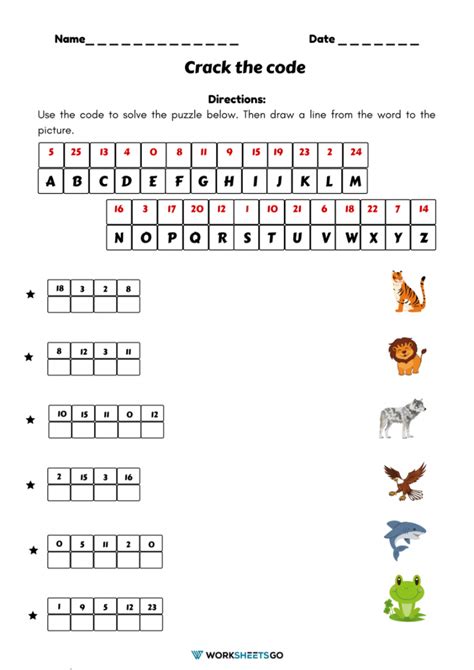 Pdf Break The Code 5th And 6th Class Caesar Cipher Worksheet - Caesar Cipher Worksheet