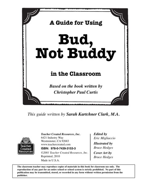 Pdf Bud Not Buddy Teaching Portfolio Bud Not Buddy Worksheet Answers - Bud Not Buddy Worksheet Answers