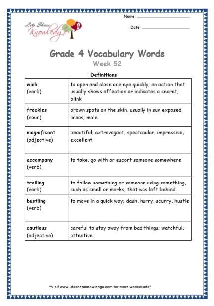 Pdf Ccss Grade 4 Vocabulary Scope And Sequence Academic Vocabulary 4th Grade - Academic Vocabulary 4th Grade