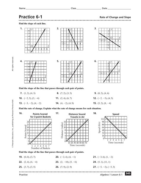 Pdf Chapter 1 Slope And Rate Of Change Rate Of Change And Slope Worksheet - Rate Of Change And Slope Worksheet