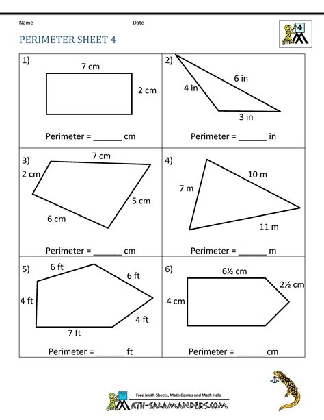 Pdf Chapter 10 Area And Perimeter Mangham Math Perimeter Worksheets 6th Grade - Perimeter Worksheets 6th Grade