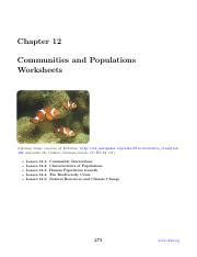 Pdf Chapter 12 Communities And Populations Worksheets Nfei Population Worksheet Answers - Population Worksheet Answers
