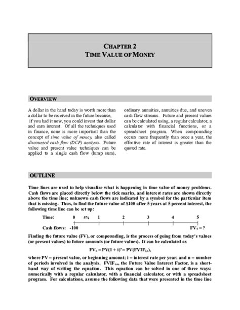 Pdf Chapter 2 Time Value Of Money Practice Time Value Of Money Worksheet - Time Value Of Money Worksheet