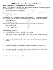 Pdf Chem1612 Worksheet 1 Answers To Critical Thinking Calorimetry Worksheet Answers - Calorimetry Worksheet Answers
