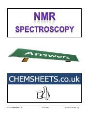 Pdf Chemsheets Co Uk 12 June 2016 Chemsheets Chem 3al Nmr Worksheet Answers - Chem 3al Nmr Worksheet Answers