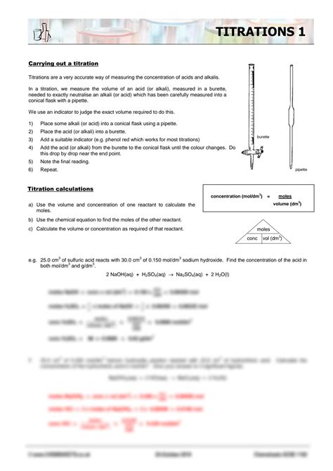 Pdf Chemsheets Co Uk 21 May 2020 Chemsheets Chemistry Ph Worksheet Answers - Chemistry Ph Worksheet Answers