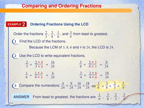 Pdf Comparing And Ordering Fractions Power Point Compare Fractions Powerpoint - Compare Fractions Powerpoint