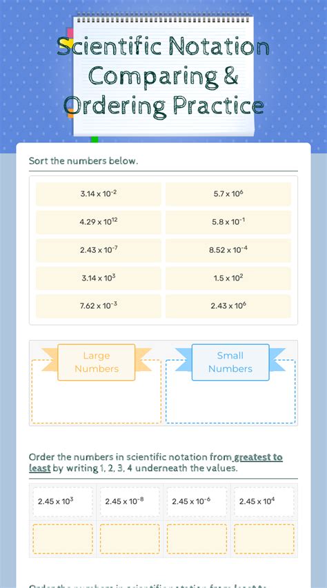 Pdf Comparing Numbers In Scientific Notation Sn 1 Scientific Notation Worksheet Grade 11 - Scientific Notation Worksheet Grade 11
