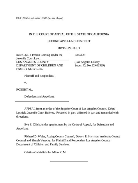 Pdf Court Of Appeal Fourth Appellate District Division Fourth Division - Fourth Division