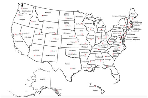 Pdf Editable United States Map