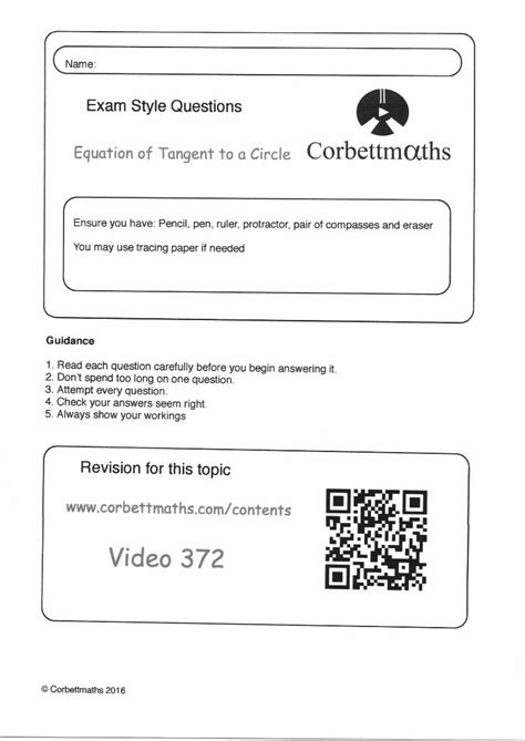 Pdf Exam Style Questions Corbettmaths Sequence Practice Worksheet - Sequence Practice Worksheet