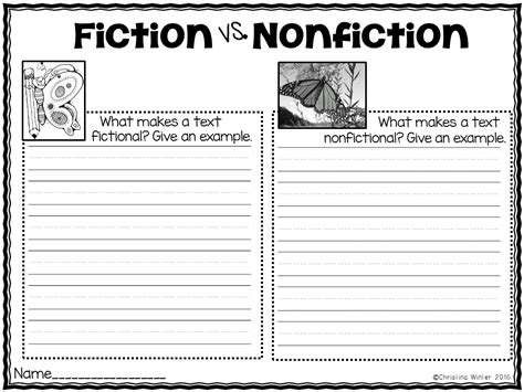 Pdf Fiction Vs Nonﬁction Grade 1 Skill Practice Fiction Vs Nonfiction Worksheet 1st Grade - Fiction Vs.nonfiction Worksheet 1st Grade