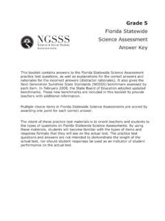 Pdf Florida Statewide Science Assessment Answer Key 5th Grade Science Book Florida - 5th Grade Science Book Florida