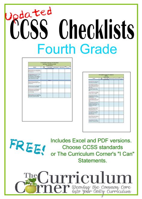 Pdf Fourth Grade Ccss With I Can Statements 4th Grade I Can Statements - 4th Grade I Can Statements